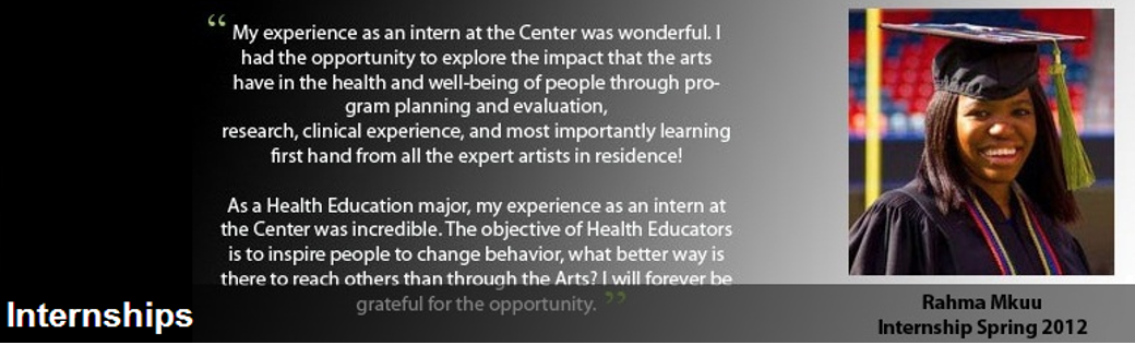 Arts in Medicine Internships