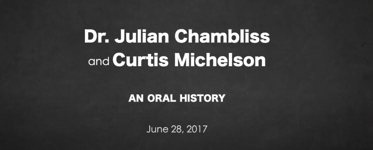 An Oral History with Curtis Michelson and Julian Chambliss (On the Ocoee Massacre)