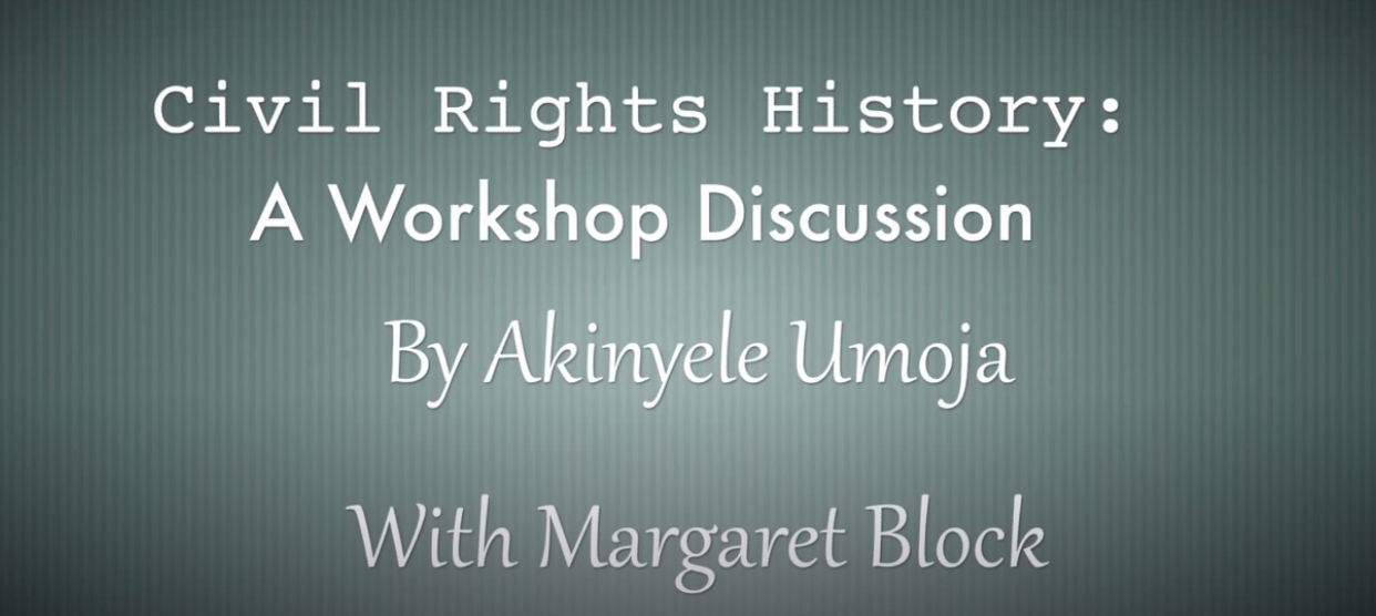 Civil Rights History: A Workshop Discussion